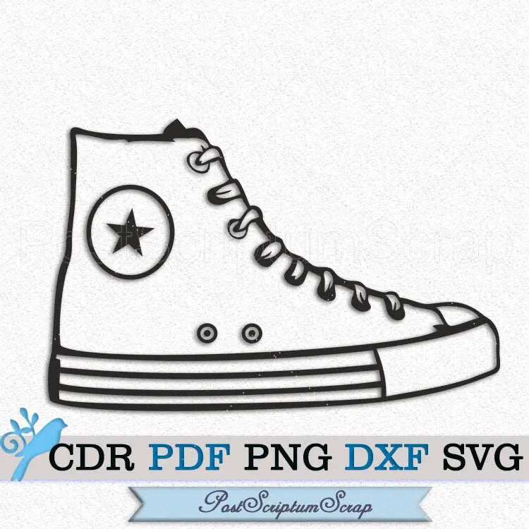 Converse star clipart best sale