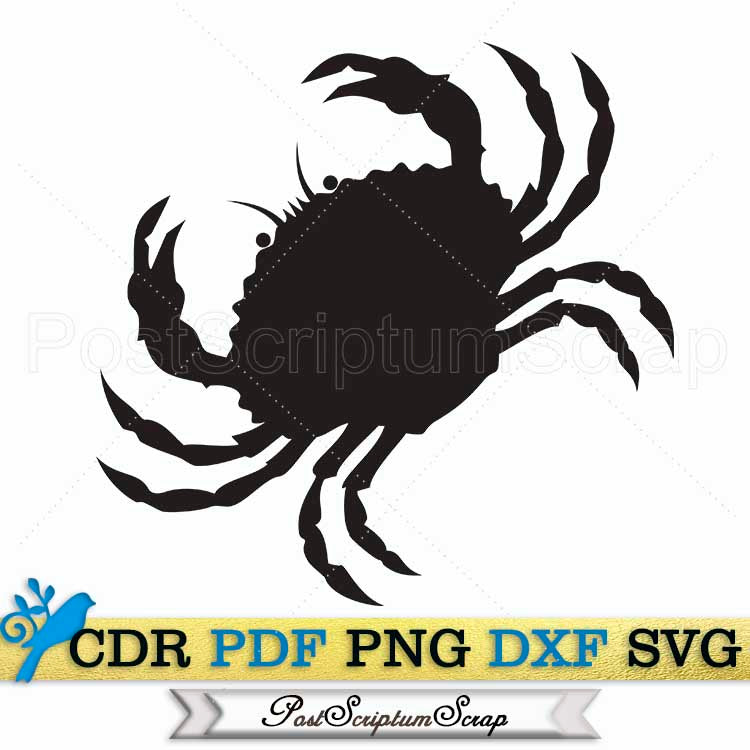 Crab svg sea clipart