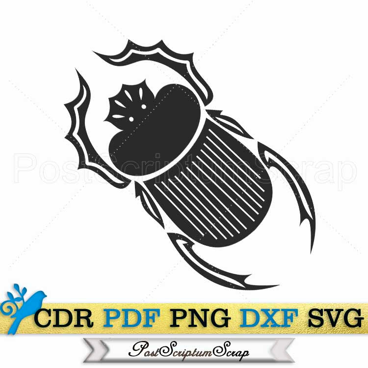 Egyptian Scarab svg clipart