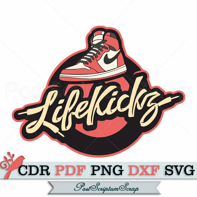 Jordan svg Basketball shoes clipart cricut vector logo trendy PostScriptum Scrap
