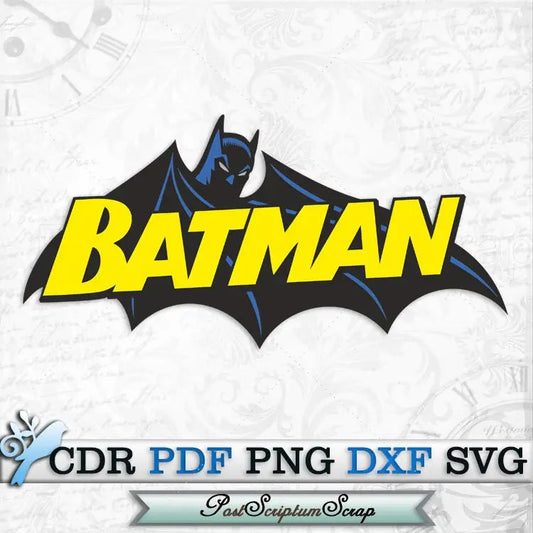 Batman png svg clipart logo Super Hero comics silhouette PostScriptum Scrap