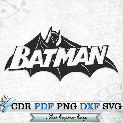 Batman png svg clipart logo Super Hero comics silhouette PostScriptum Scrap