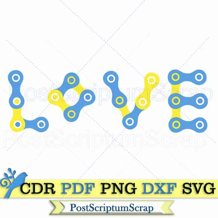 Bike love svg bicycle racing mtb sports valentines PostScriptum Scrap