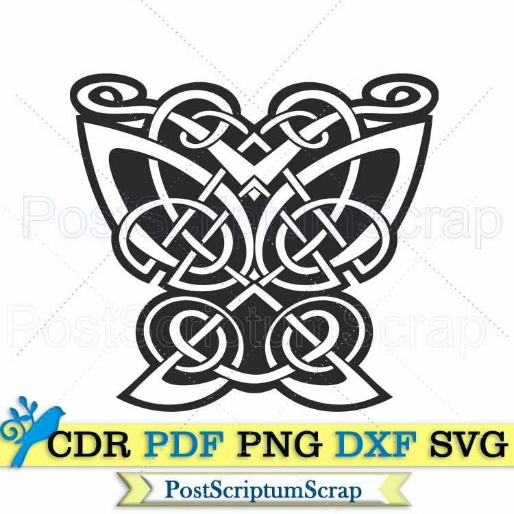 Butterfly svg clipart celt