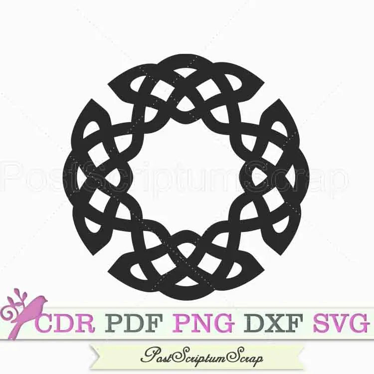 Celtic knot svg clipart vector design symbol ornament decor PostScriptum Scrap