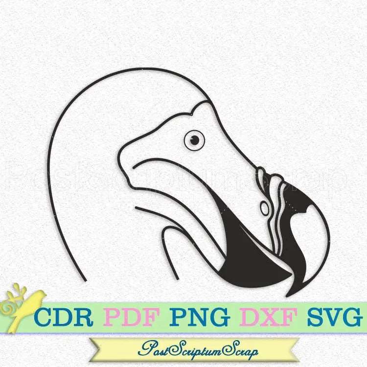 DODO svg bird lover clipart cute silhouette PostScriptum Scrap