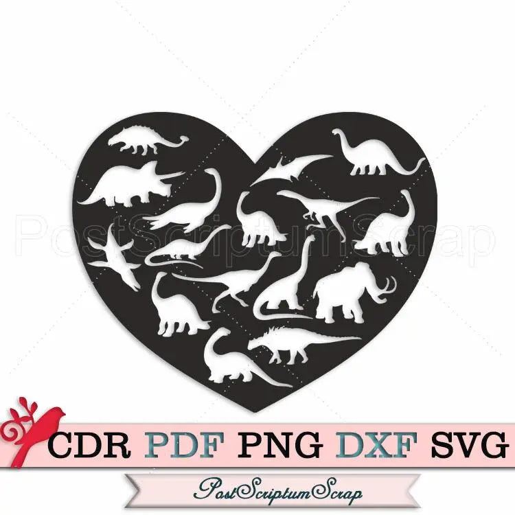 Dinosaur svg cute t-rex jurassic park raptor party silhouette clipart png PostScriptum Scrap