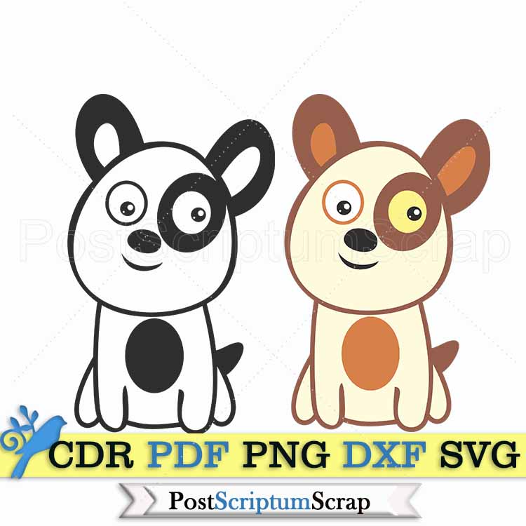 Dog Puppy clipart cute png breed clipart svg illustration