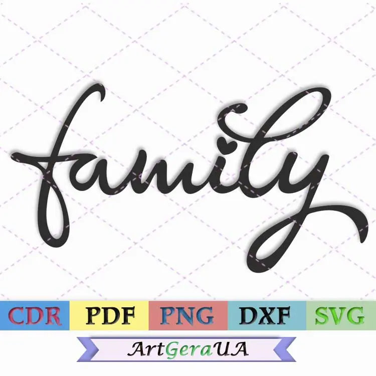 Family svg sign for cricut wedding party bridal love PostScriptum Scrap