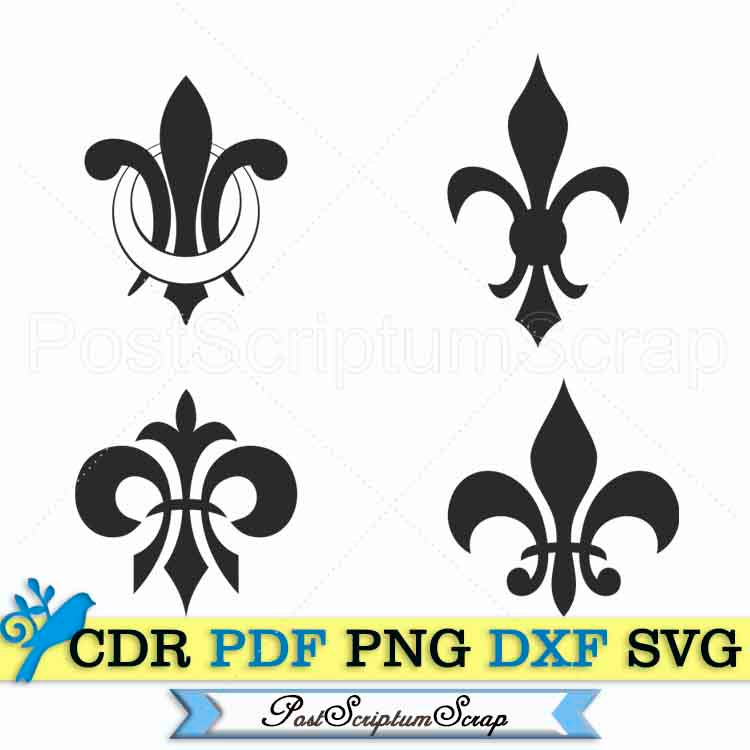 Fleur-de-lis svg silhouette