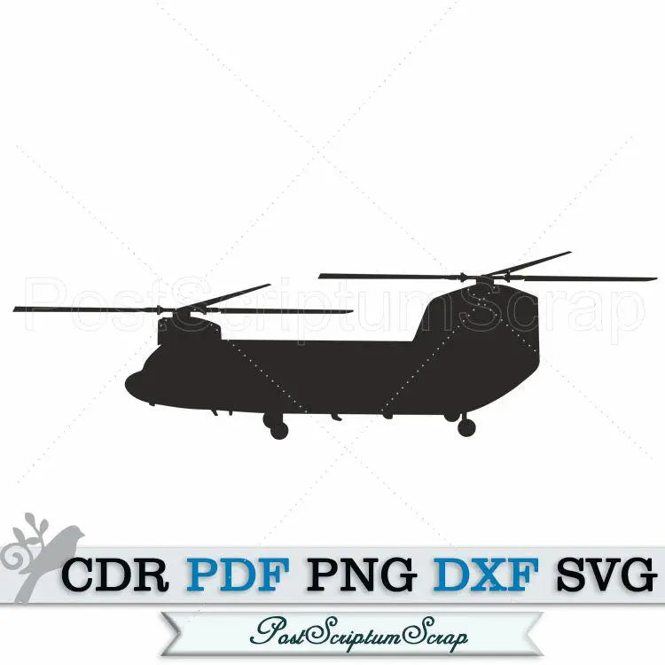 Helicopter military svg army clipart vector transport PostScriptum Scrap