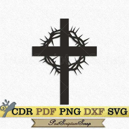 Jesus cross svg he is risen church clipart easter christian religious bible PostScriptum Scrap