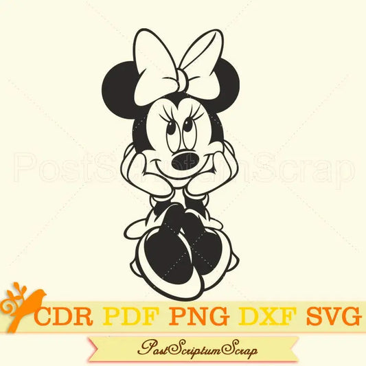 Minnie Mouse svg png clipart dxf cricut shirt PostScriptum Scrap