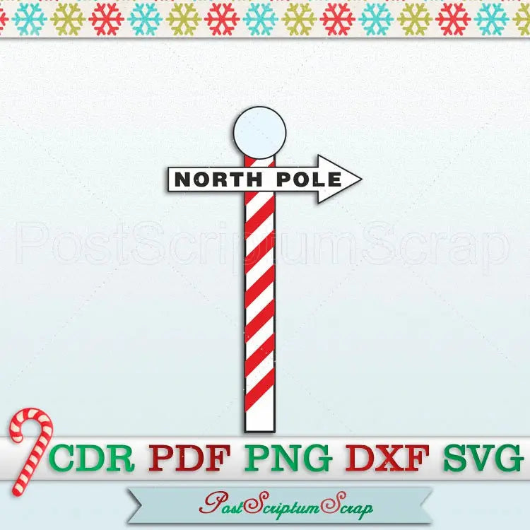 North Pole clip art PostScriptum Scrap