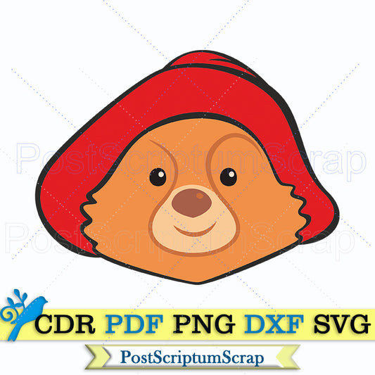 Paddington clipart svg bear cute png