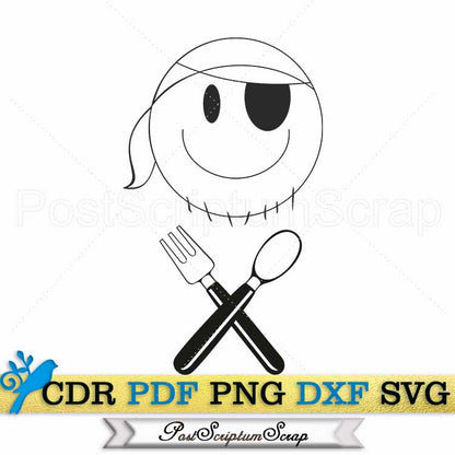 Pirate Smile face svg little flag now life grandpa