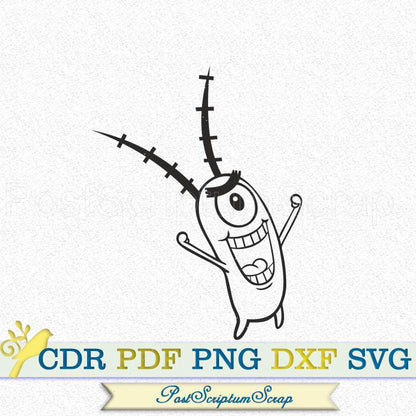 Plankton svg Spongebob clipart