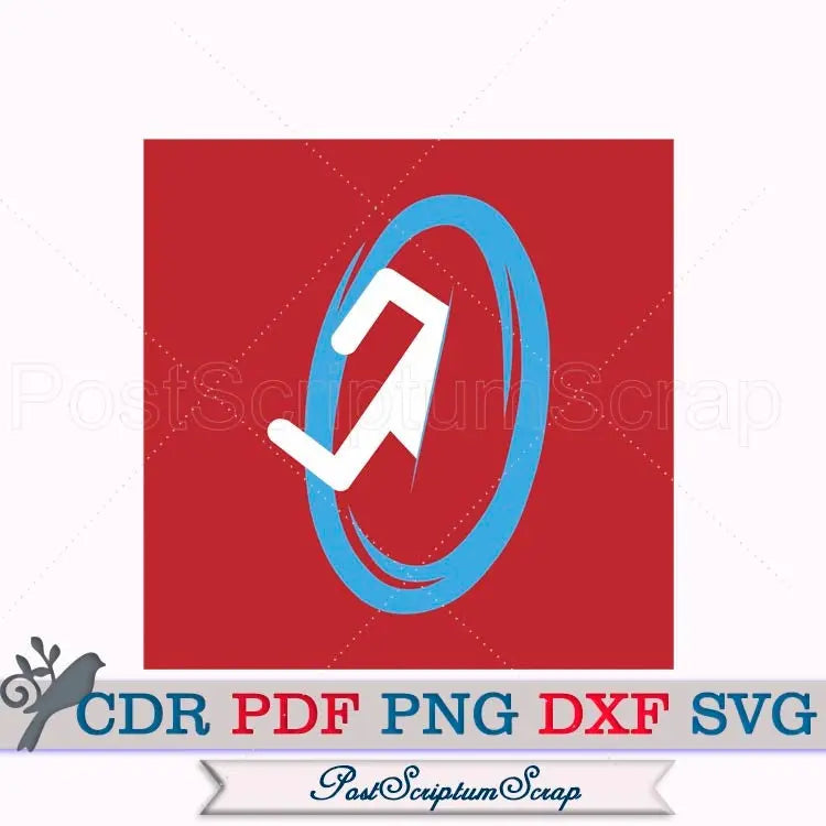 Portal svg Video game clipart shirt decor gaming PostScriptum Scrap