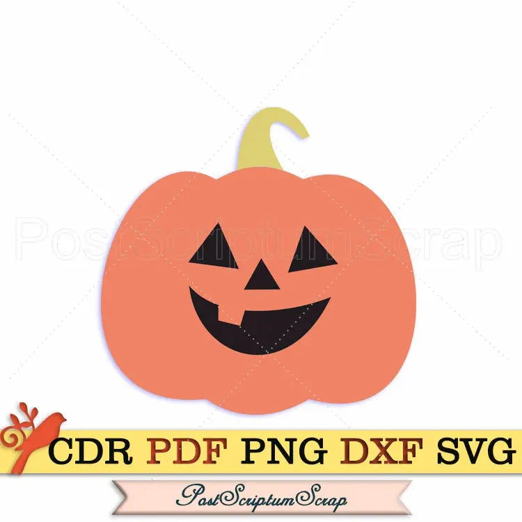 Pumpkin svg halloween fall cut clipart bundle PostScriptum Scrap