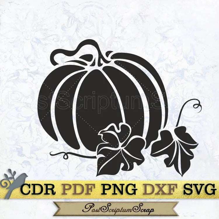 Pumpkin vector svg PostScriptum Scrap