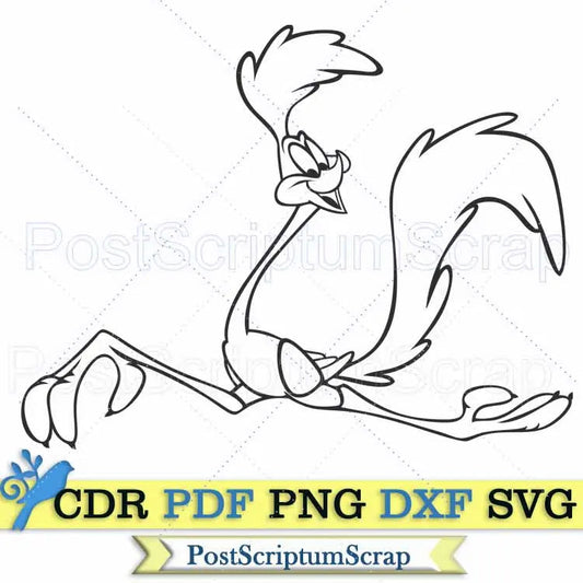 Road Runner svg cartoon birds PostScriptum Scrap