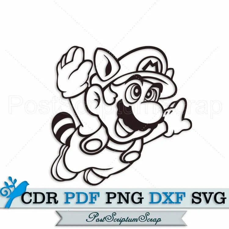 Super mario svg png nintendo clipart Video game kids PostScriptum Scrap