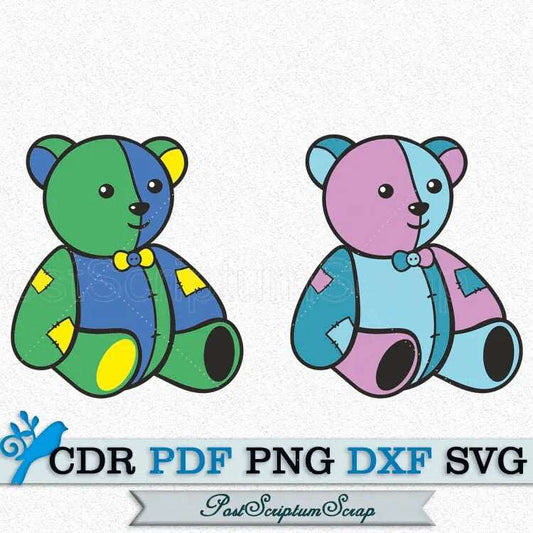 Teddy bear svg quilt clipart doll kids png sewing machine PostScriptum Scrap