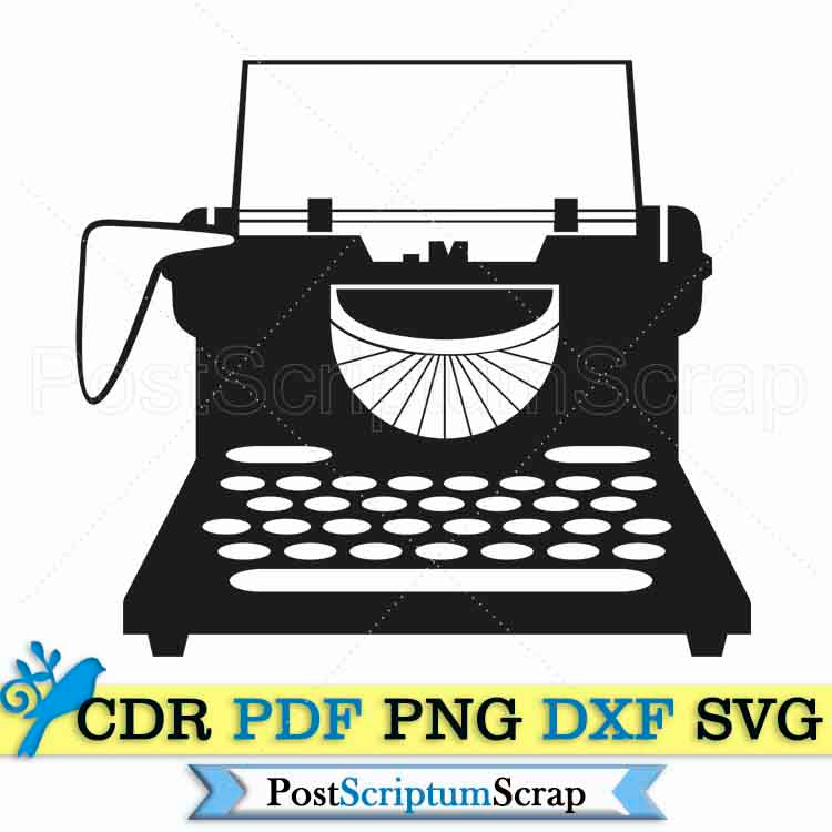 Typewriter svg